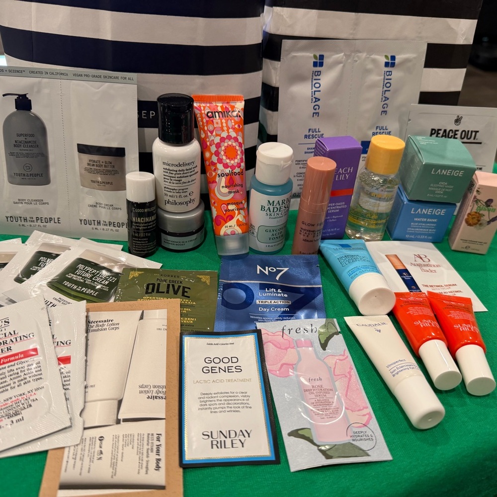 Skincare lot of deluxe samples